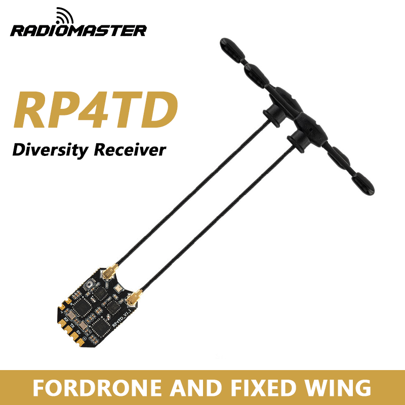 Drone Camera Thermal - RadioMaster RP4TD ExpressLRS 2,4GHz Diversity-Empfänger mit